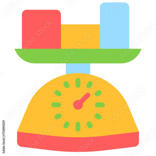 quantity flat style icons