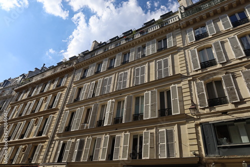 real estate in Paris , Haussmanian building © eric
