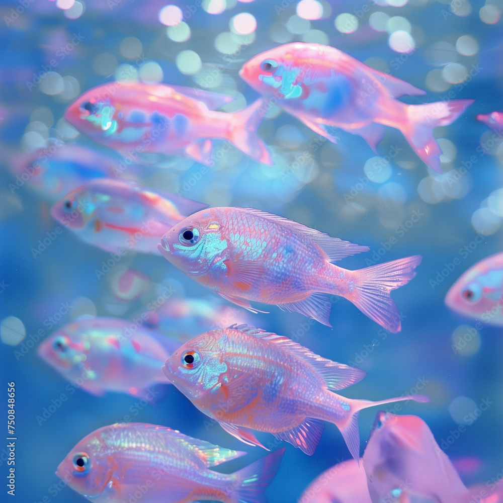 fish swimming in harmony fish swimming in harmony