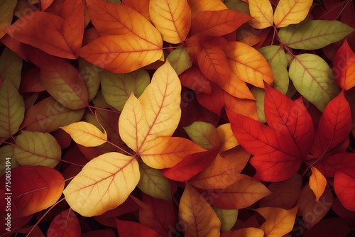 Colorful Array of Autumn Leaves