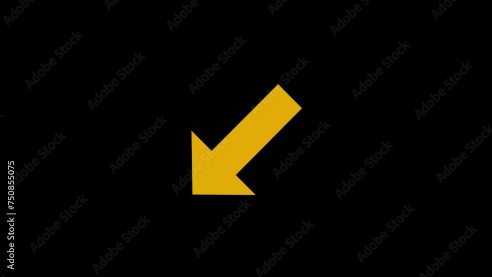 Arrow pointing to the right on a transparent background. Social media scroll arrows. Swipe up the animation button. Arrow animation on a black background.4K video. Cartoon animation. Arrow pointing to the right on a transparent background. Social media scroll arrows. Swipe up the animation button. Arrow animation on a black background.4K video. Cartoon animation.