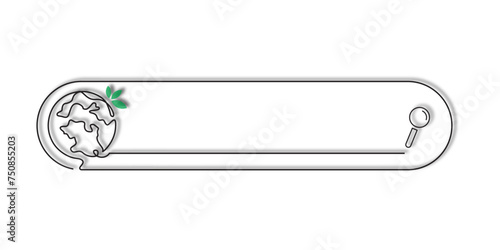 line art vector Earth day line art illustration, environment day illustration for earth day