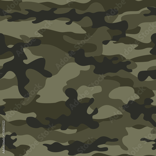 forest camouflage background vector texture, army background, military fabric texture