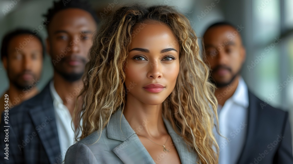 Portrait of Diverse Group of Business People in Office Portrait of Diverse Group of Business People in Office
