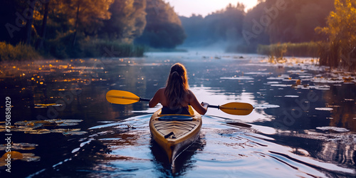 Navigating Wellness: Unveiling the Therapeutic Aspects of Kayaking © Logo Artist