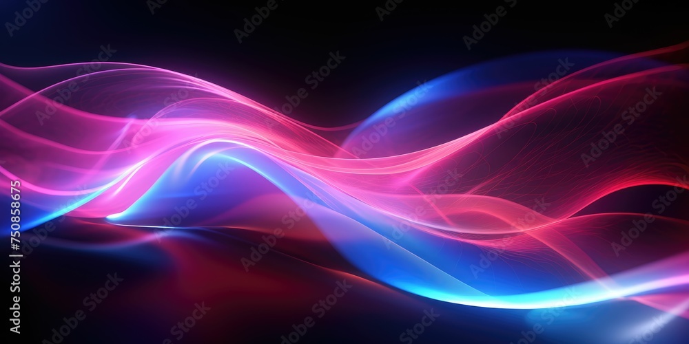 abstract futuristic background with pink blue glowing neon moving high-speed wave lines and bokeh lights abstract futuristic background with pink blue glowing neon moving high-speed wave lines and bokeh lights