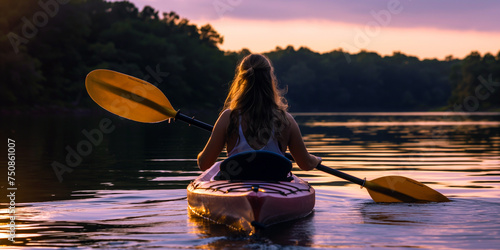 Beyond the Horizon: Discovering the Dual Impact of Kayaking on Health © Logo Artist