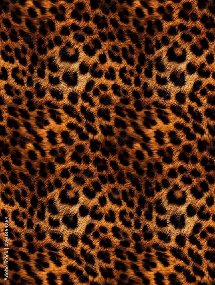 Majestic leopard skin close-up seamless pattern Majestic leopard skin close-up seamless pattern
