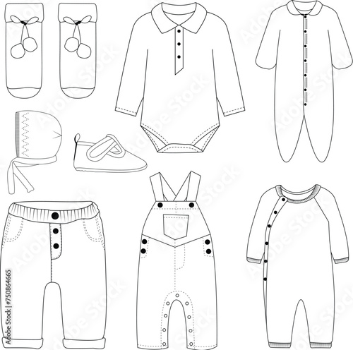 Newborn set of clothes