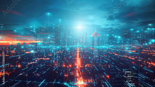 abstract street city buildings background wallpaper anime manga illustration lofi vibes