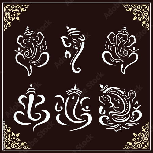 Set of Loard Ganesha.