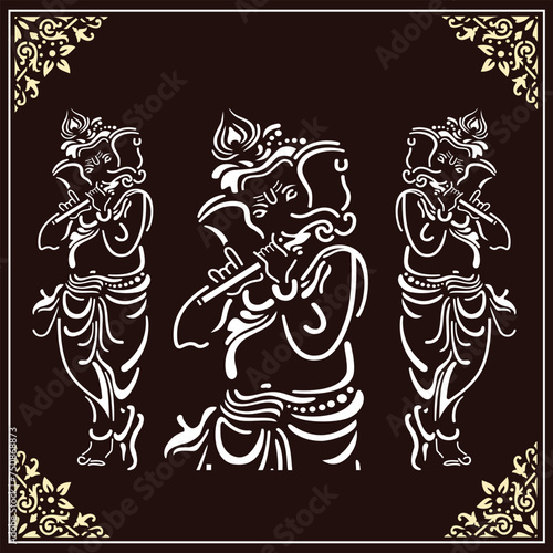 Set of Loard Ganesha.