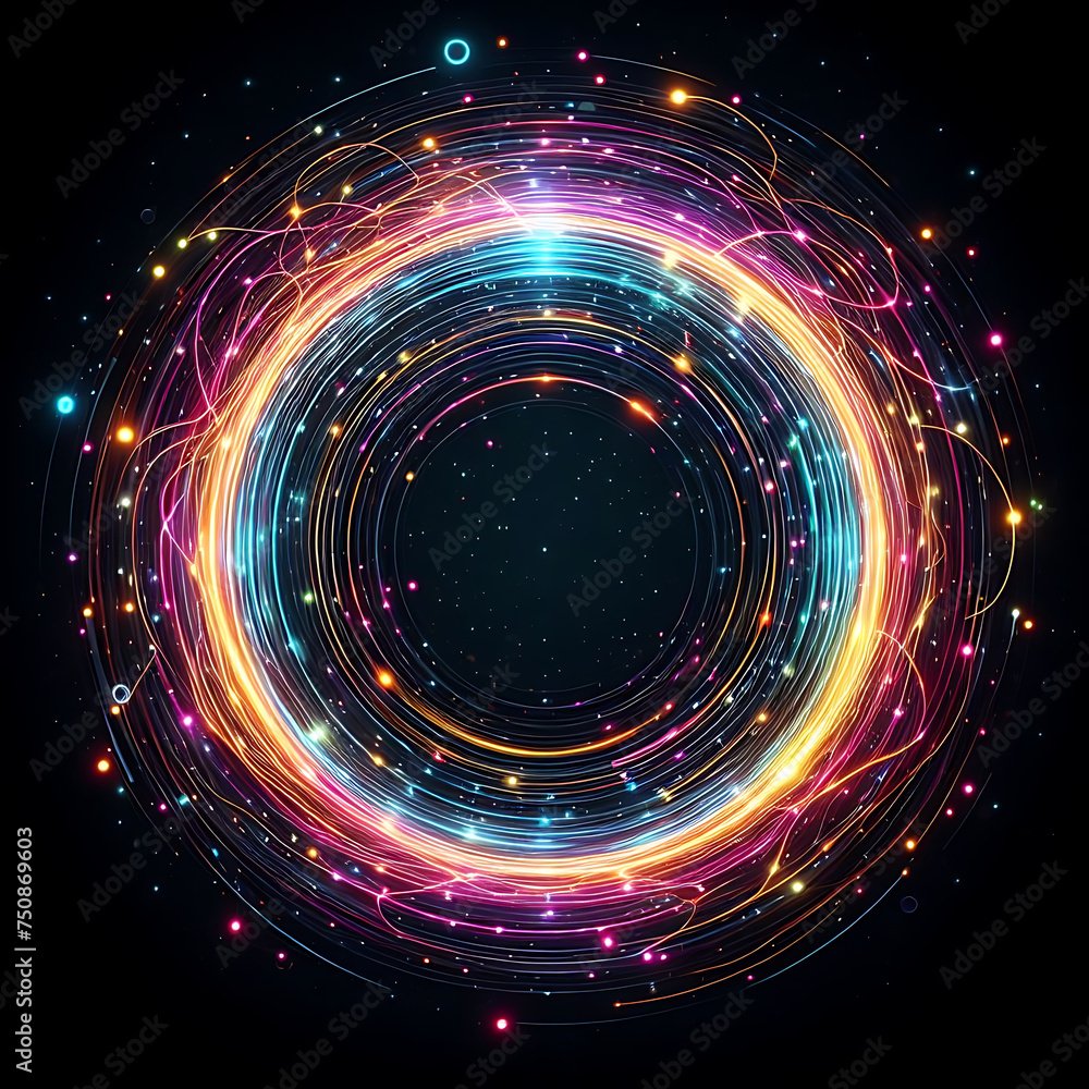 Obraz premium abstract background with circles