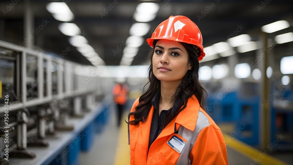 Portrait of a female engineer Portrait of a female engineer