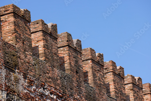 historic city wall of Verona