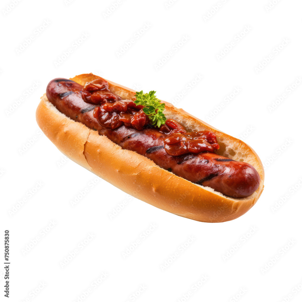 Choripan Isolated on transparent background Choripan Isolated on transparent background