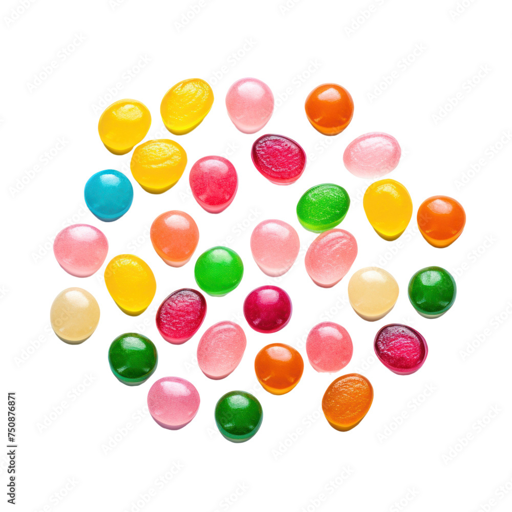 Colorful candies Isolated on transparent background Colorful candies Isolated on transparent background