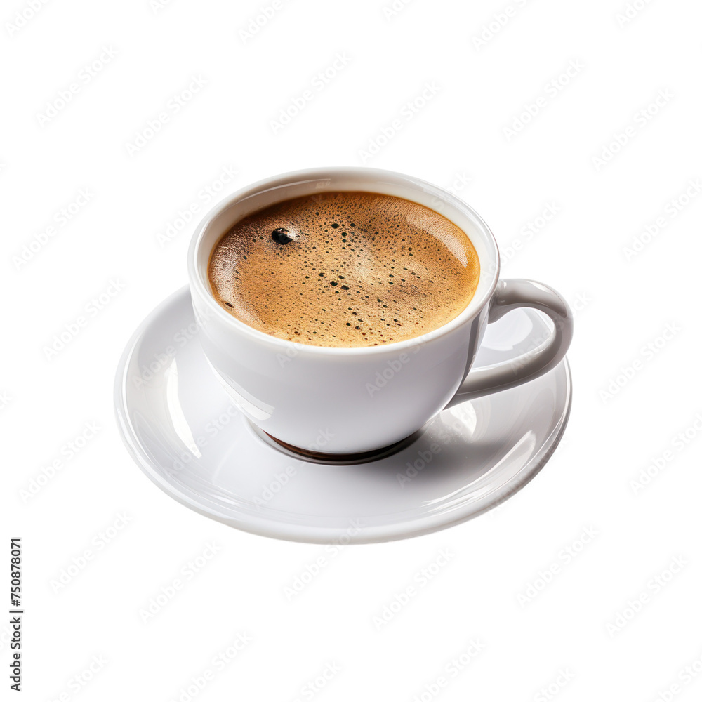 Cup of coffee Isolated on transparent background