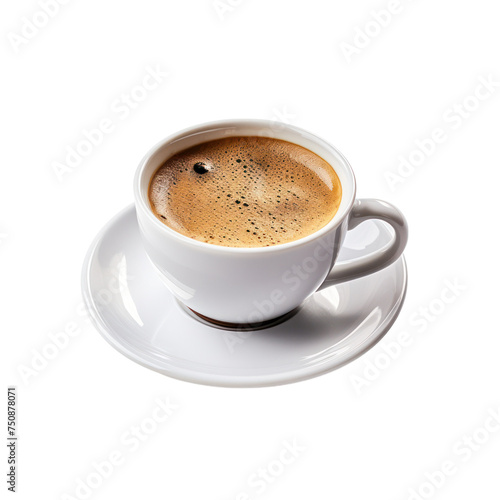 Cup of coffee Isolated on transparent background