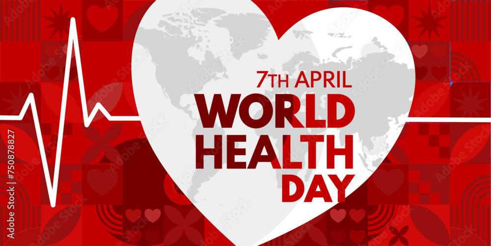 World Health Day. April 7. banner, card - vector illustration World Health Day. April 7. banner, card - vector illustration