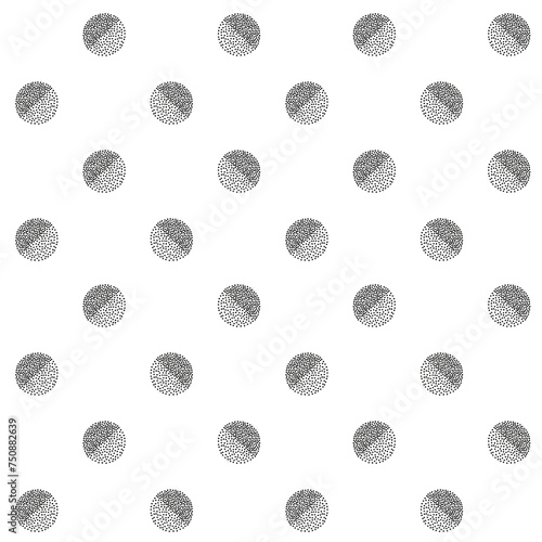 Polka dots. Seamless pattern. Vector illustration for card, banner, invitation, social media post, poster, mobile apps, advertising.