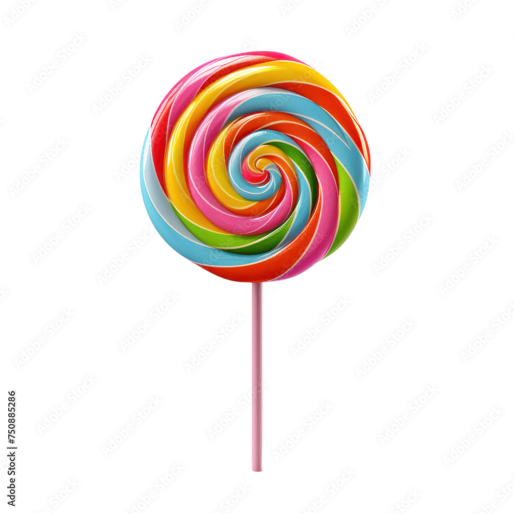Lollipop isolated on transparent background Lollipop isolated on transparent background