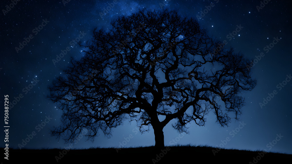 tree in the night tree in the night