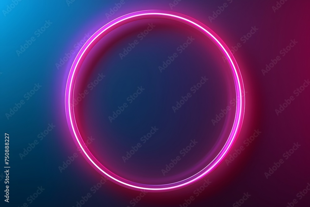 pink neon frame in the shape of a circle,lines glowing with laser light on a dark background, top view, web design concept,technology presentations,musical materials,cyberpunk and futurism pink neon frame in the shape of a circle,lines glowing with laser light on a dark background, top view, web design concept,technology presentations,musical materials,cyberpunk and futurism