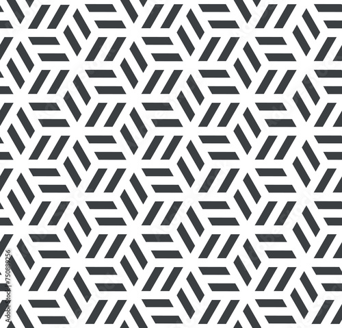 Seamless geometric dark gray pattern