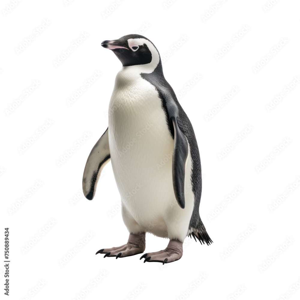 Fototapeta premium Penguin isolated on transparent background