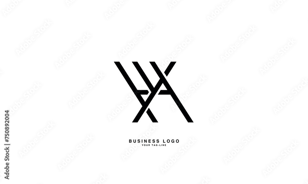 HY, YH, H, Y, Abstract Letters Logo Monogram HY, YH, H, Y, Abstract Letters Logo Monogram