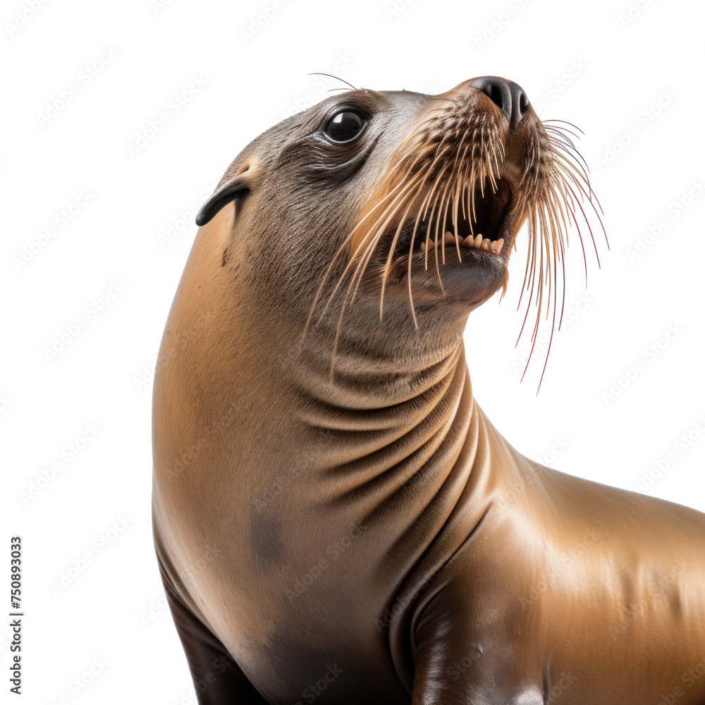 Fototapeta premium Sea lion isolated on transparent background