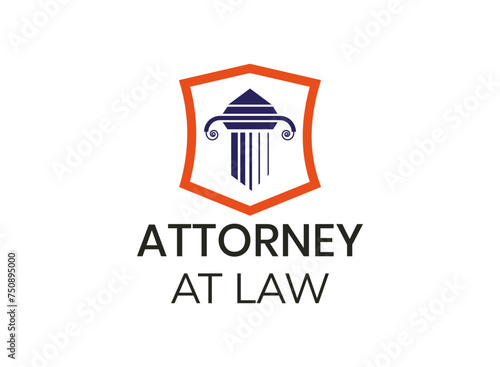 Law Firm,Law Office, Lawyer services, Luxury vintage crest logo