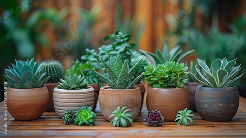 Indoor plants in slides of different types and sizes indoors at home. Ecological interior growing vegetation in the house. Concept: eco-friendly premises, care about comfort.