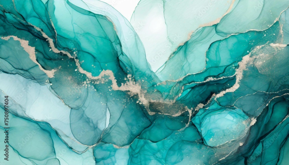 Naklejka premium Background with fluid art painting in alcohol ink technique, for invitations, posters, flyer., wall decor.