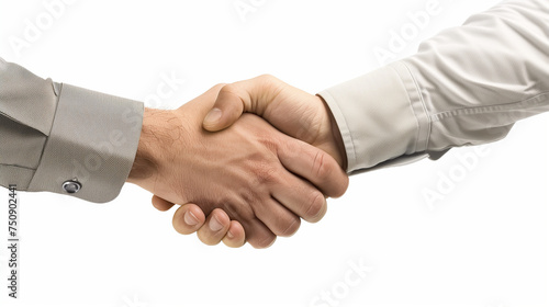 Firm Handshake Between Business Associates