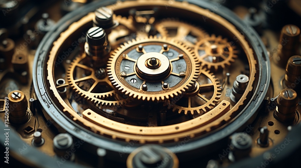 A close examination of the inner workings of a machine, where gears reign supreme. A close examination of the inner workings of a machine, where gears reign supreme.