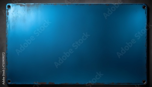 Blue metal slab macro texture, smooth, polished, opache, teo lights