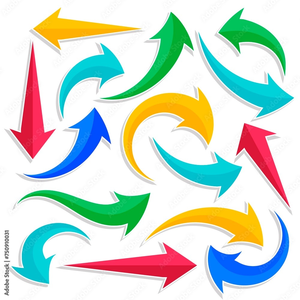 set of arrows set of arrows