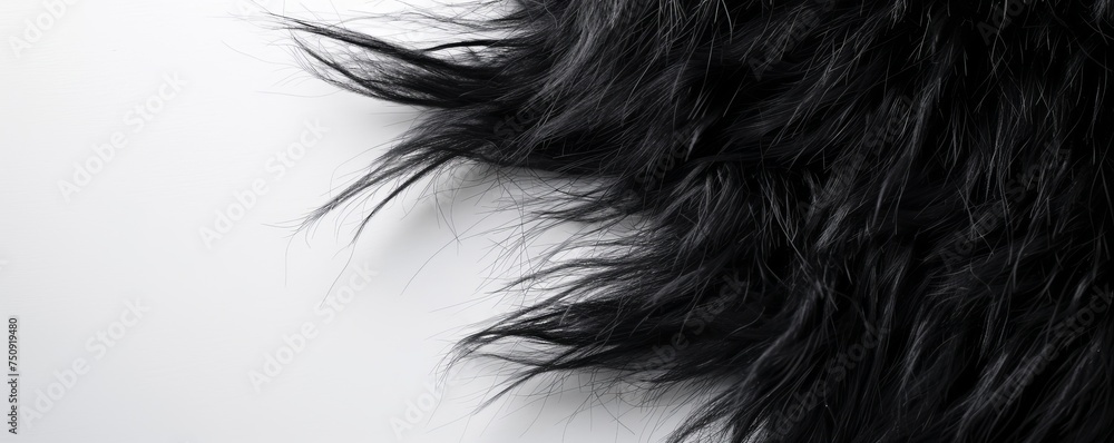 black fur background. black fur background.