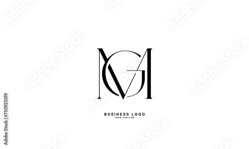 GM, MG, G, M, Abstract Letters Logo Monogram
