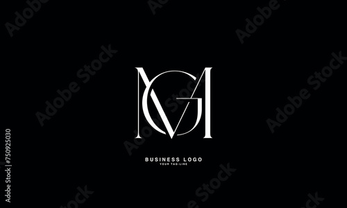 GM, MG, G, M, Abstract Letters Logo Monogram