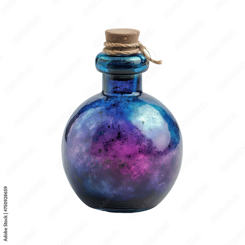 Potion Bottle on white or transparent background Potion Bottle on white or transparent background