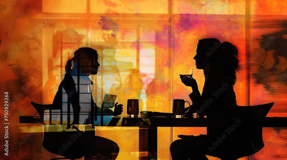 Working meeting brainstorming, working together, teamwork, business office Working meeting brainstorming, working together, teamwork, business office