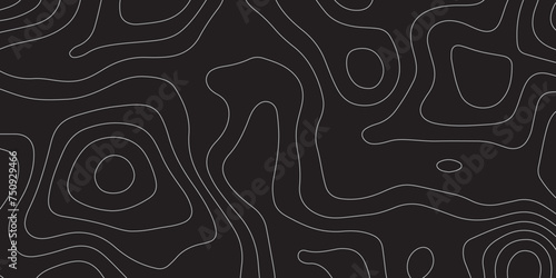 abstract pattern with lines. background of the topographic map. elevation contouring outline cartography texture. geographic abstract grid. futuristic wireframe landscape background