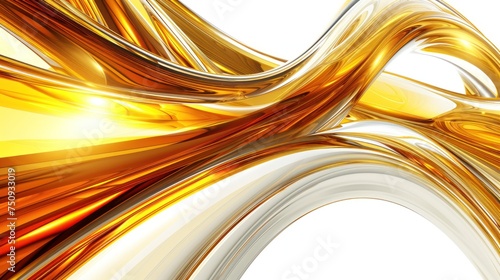 a close up of a yellow and white background with a wave of light coming out of the top of it.
