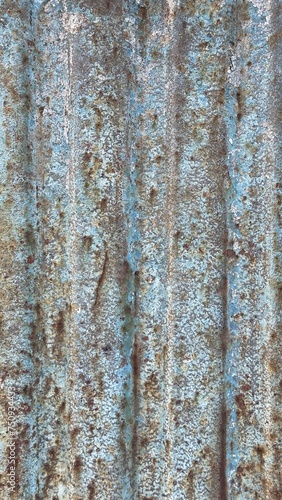 The old background. Dark worn rusty metal texture background. © Anna Shelestova