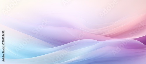 A soft pastel colored abstract background with a blurry pink and blue wave creating a gentle and calming ambiance. The wave appears to flow smoothly across the image, adding a sense of movement and
