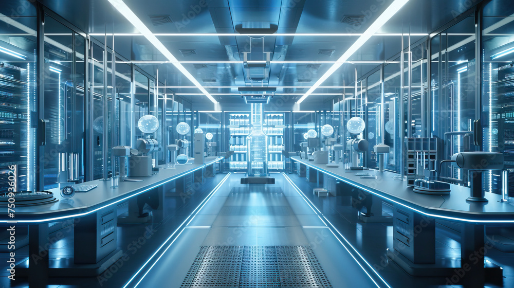 modern technology web futuristic hologram Digital informational lab or hall, digital data flow of Abstract Motion , Generative AI modern technology web futuristic hologram Digital informational lab or hall, digital data flow of Abstract Motion , Generative AI