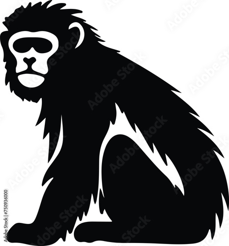 gibbon  silhouette